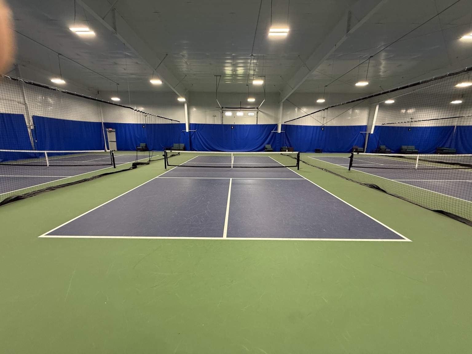 Indoor pickleball court view 9 at E.H. Pickleball Club
