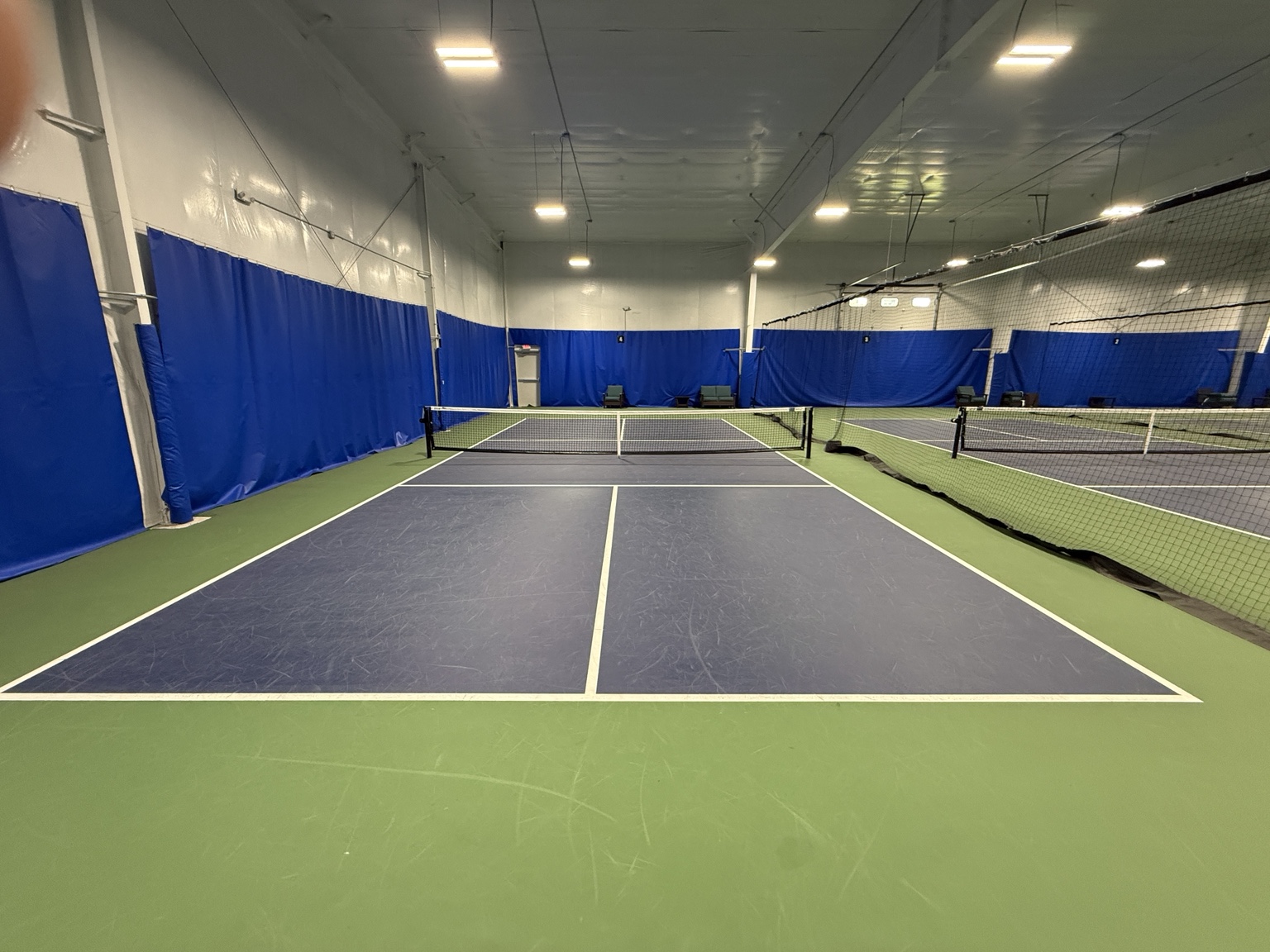 Indoor pickleball court view 8 at E.H. Pickleball Club