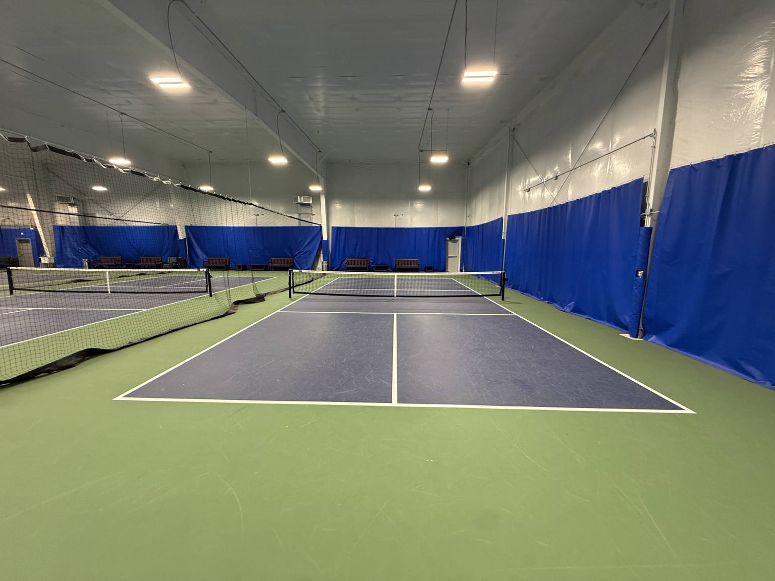 Indoor pickleball court view 5 at E.H. Pickleball Club